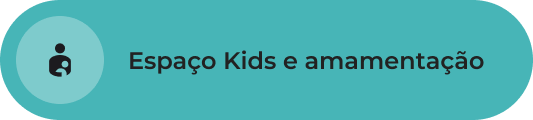 Ícone de uma pessoa segurando um bebê ao lado do texto "espaço kids e amamentação"